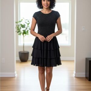 Late Edition LTD Black Cocktail/Wedding/Evening Dress Size 8